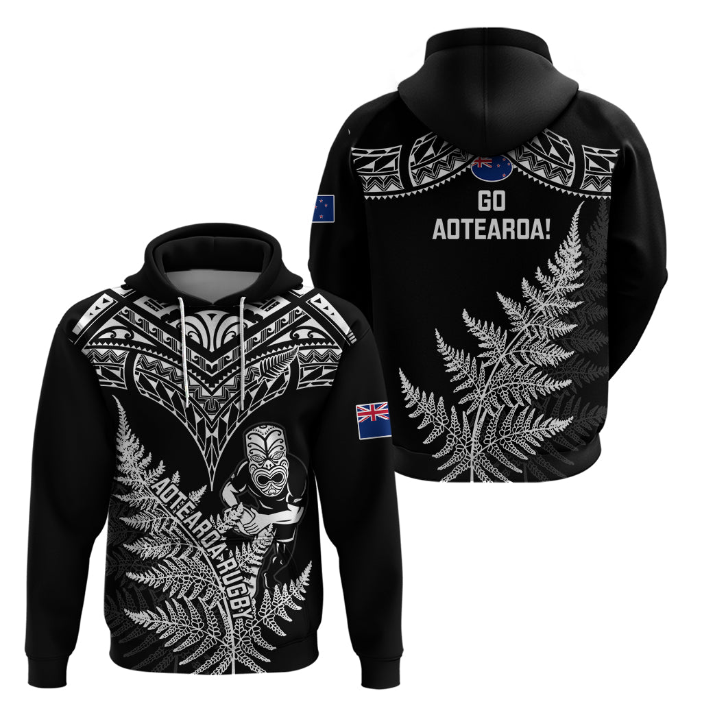 New Zealand Silver Fern Rugby Hoodie Go All Black 2023 World Cup - Vibe Hoodie Shop