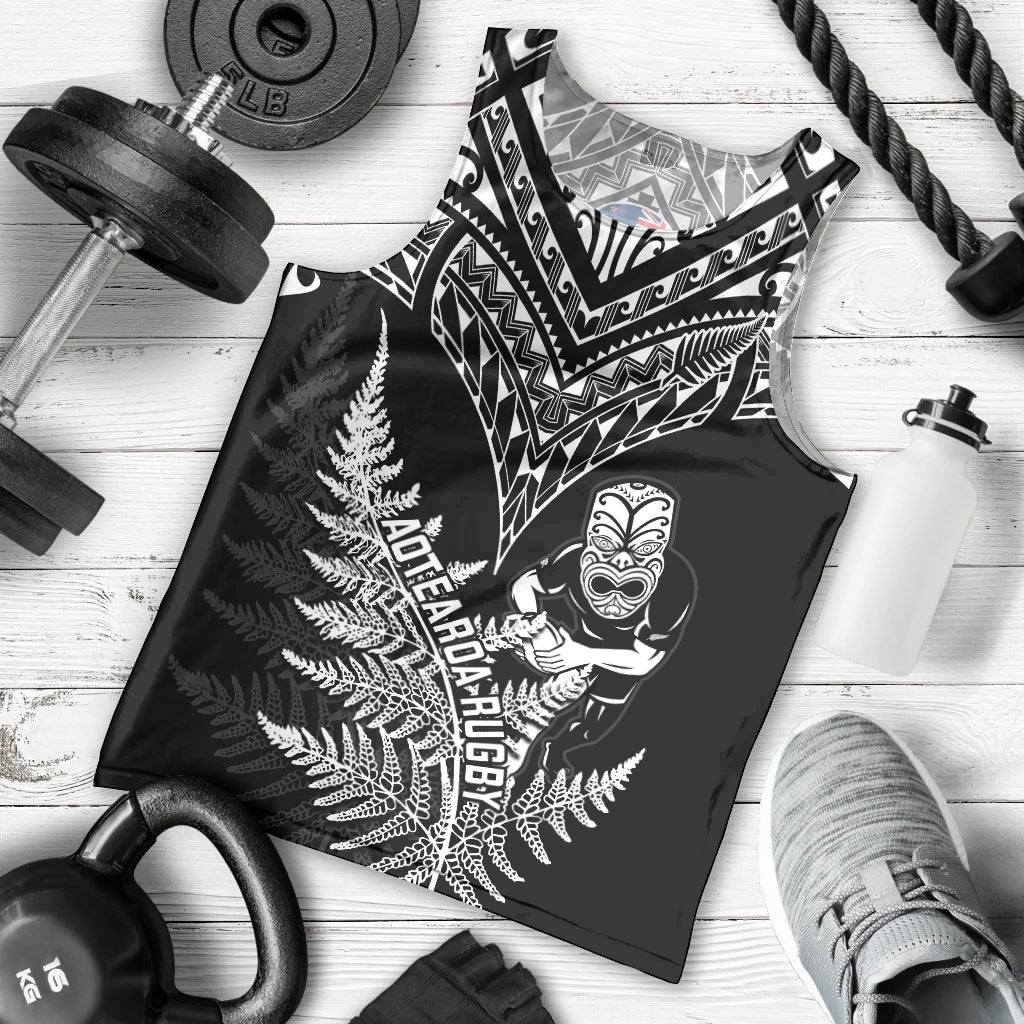 New Zealand Silver Fern Rugby Men Tank Top Go All Black 2023 World Cup - Vibe Hoodie Shop