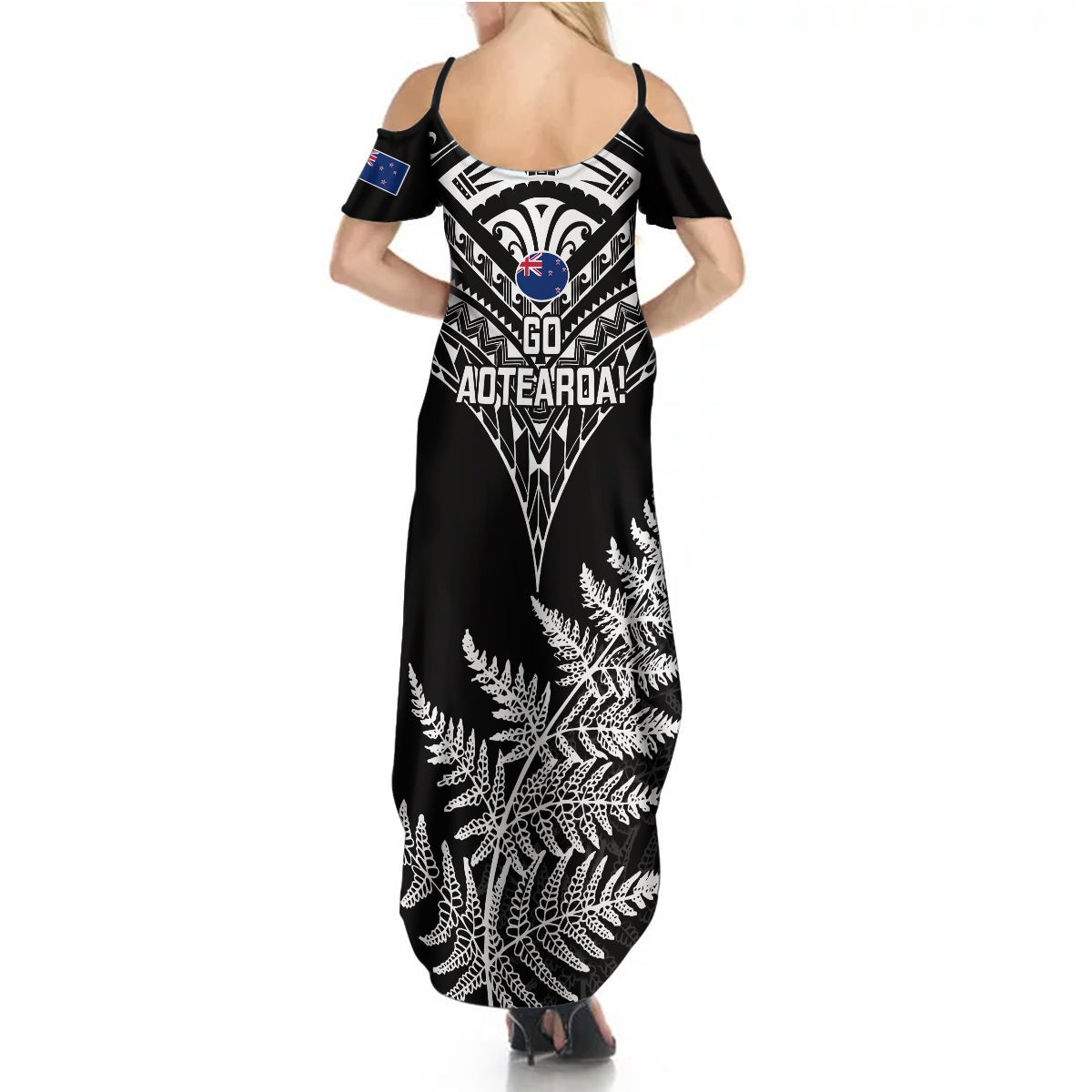 new-zealand-silver-fern-rugby-summer-maxi-dress-go-all-black-2023-world-cup