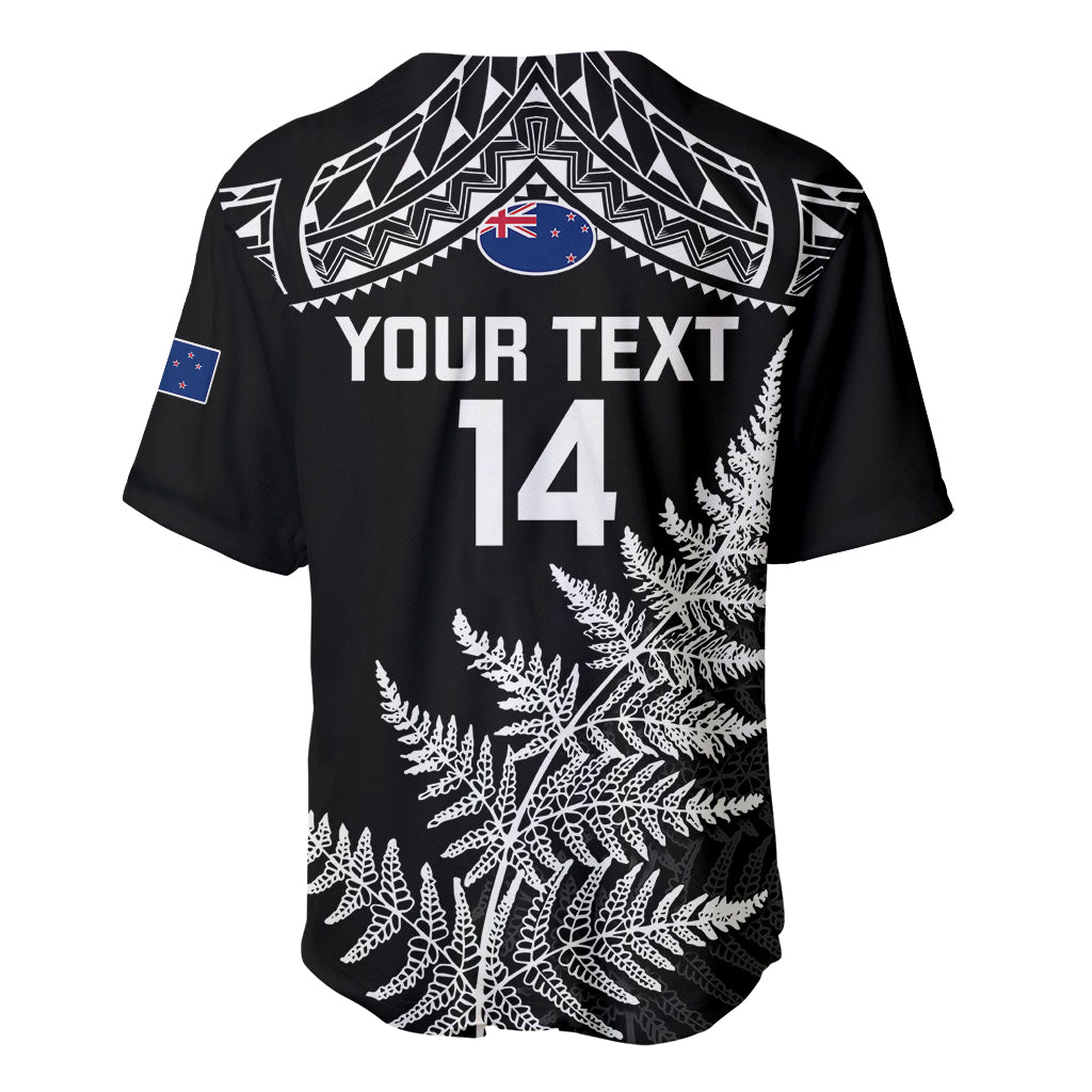 Personalised New Zealand Silver Fern Rugby Baseball Jersey Go All Black 2023 World Cup - Vibe Hoodie Shop