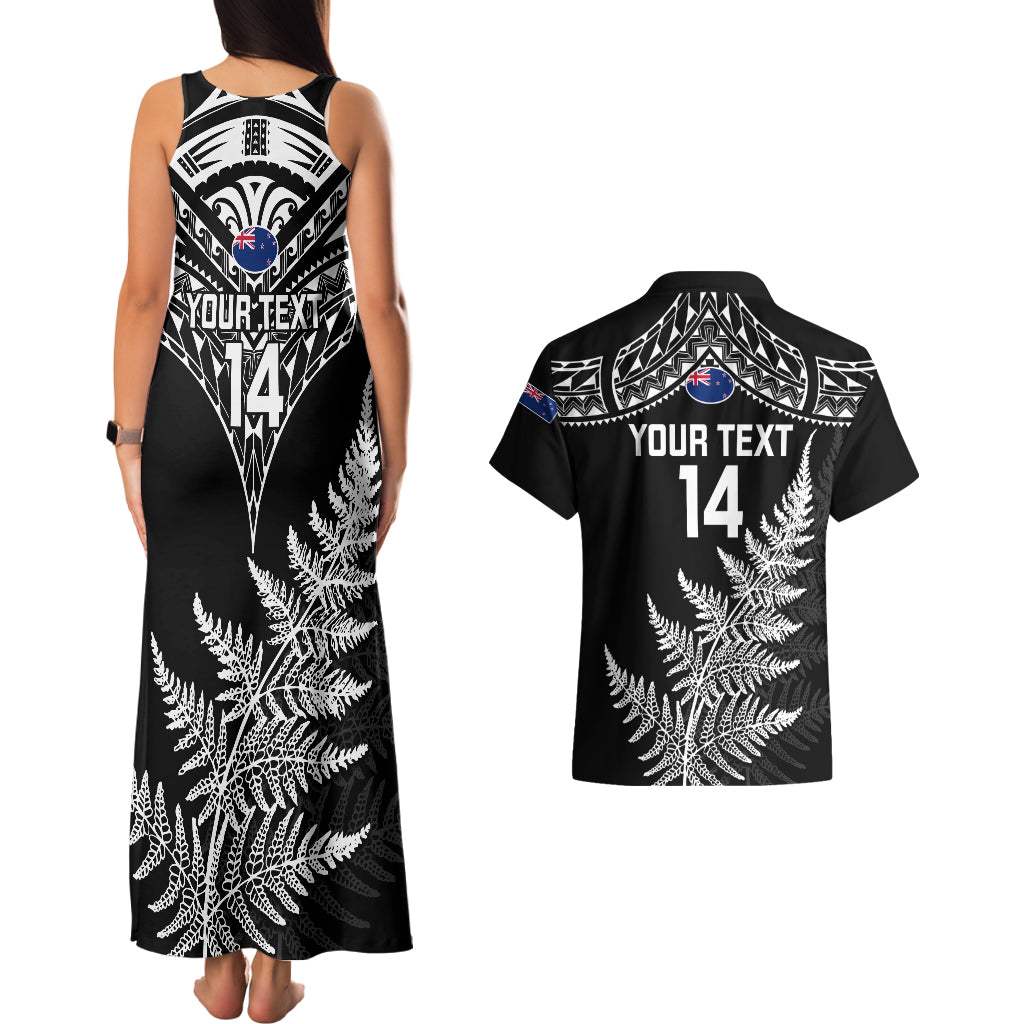 personalised-new-zealand-silver-fern-rugby-couples-matching-tank-maxi-dress-and-hawaiian-shirt-go-all-black-2023-world-cup