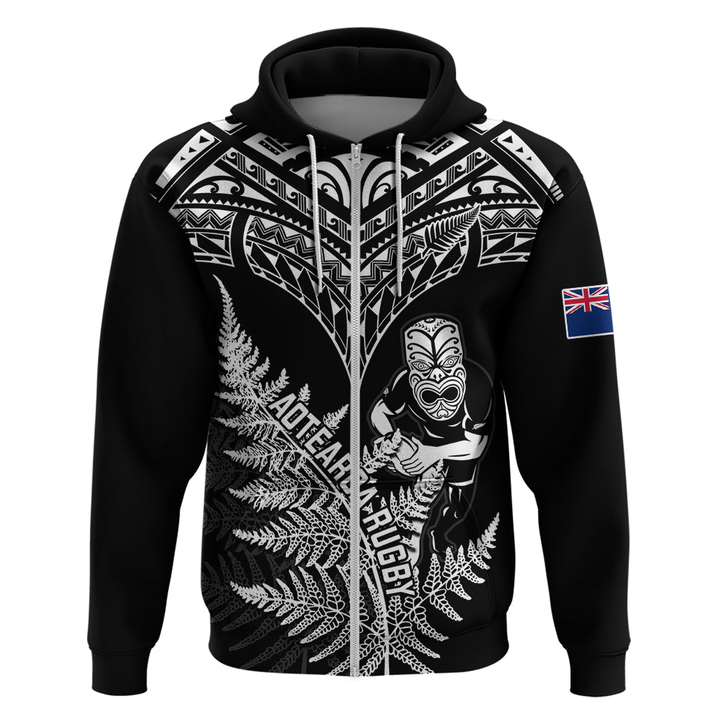 Personalised New Zealand Silver Fern Rugby Hoodie Go All Black 2023 World Cup - Vibe Hoodie Shop
