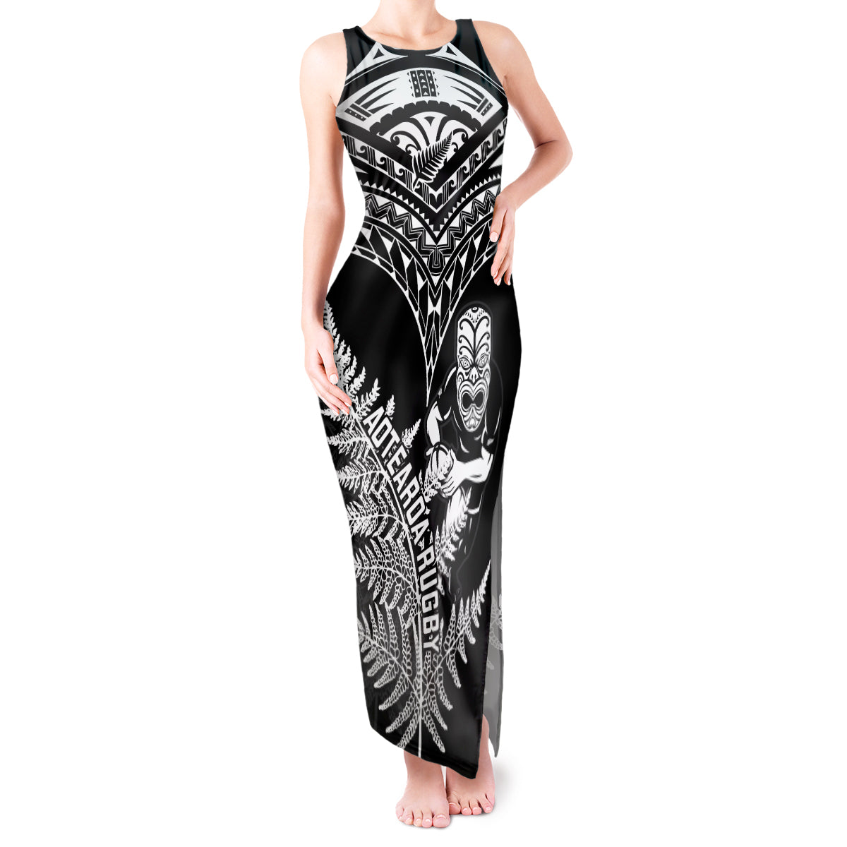 personalised-new-zealand-silver-fern-rugby-tank-maxi-dress-go-all-black-2023-world-cup