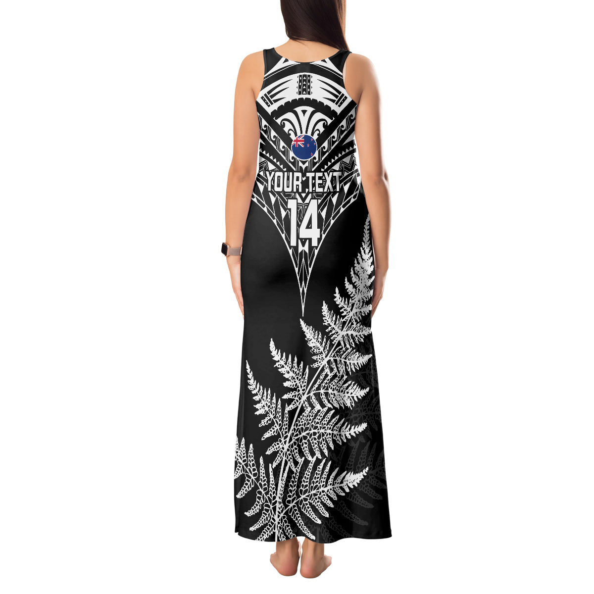 personalised-new-zealand-silver-fern-rugby-tank-maxi-dress-go-all-black-2023-world-cup