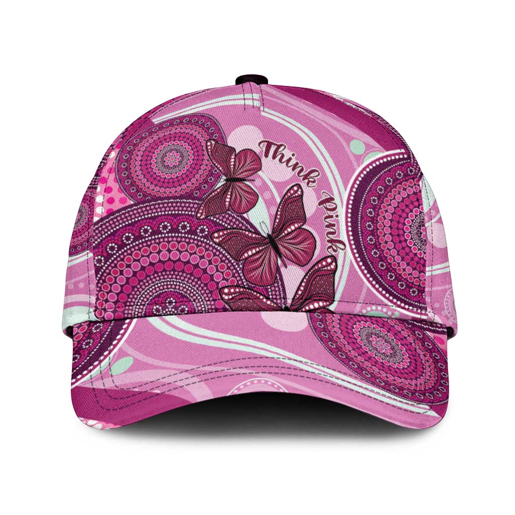 Australia Breast Cancer Classic Cap Indigenous Butterfly No One Fights Alone - Vibe Hoodie