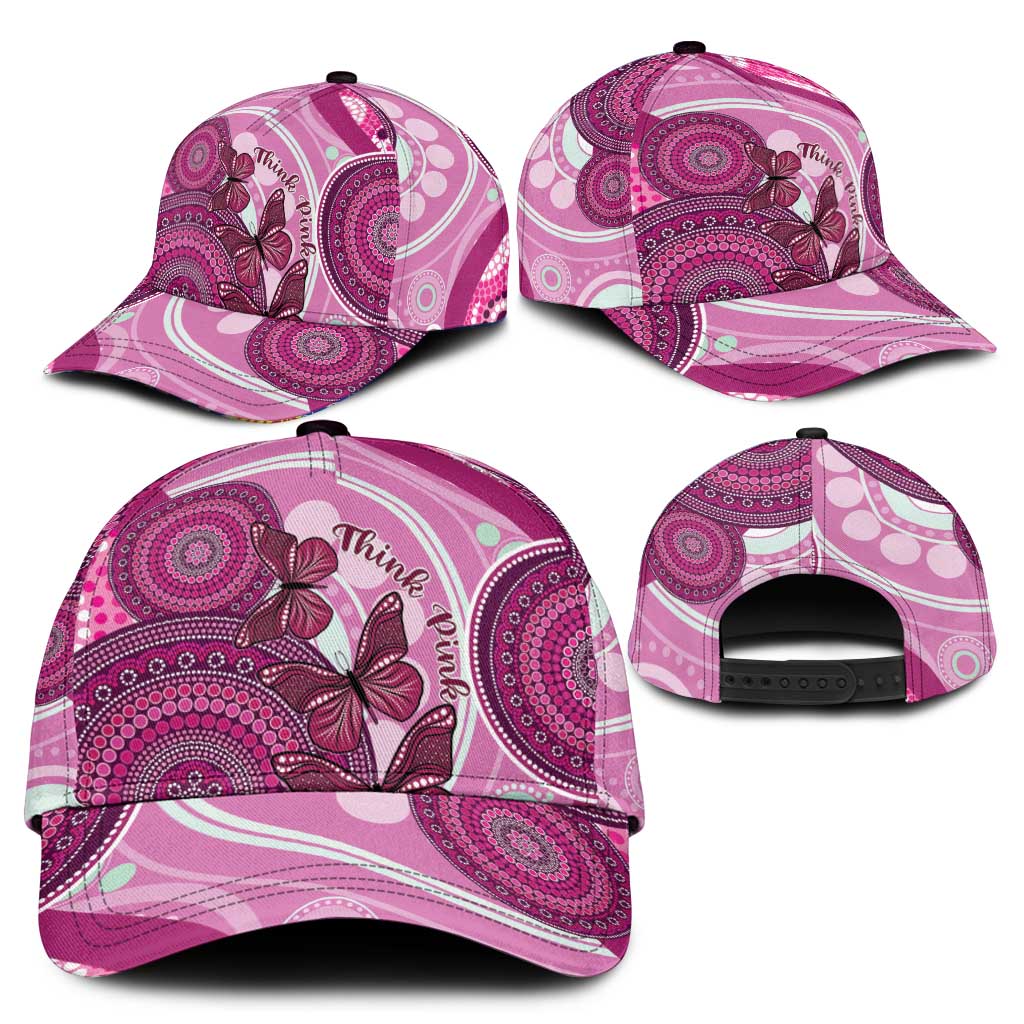 Australia Breast Cancer Classic Cap Indigenous Butterfly No One Fights Alone - Vibe Hoodie