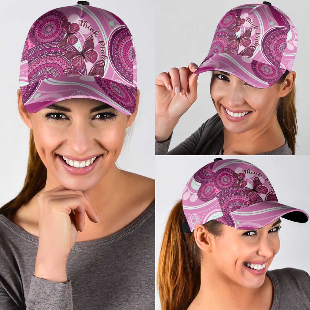 Australia Breast Cancer Classic Cap Indigenous Butterfly No One Fights Alone - Vibe Hoodie