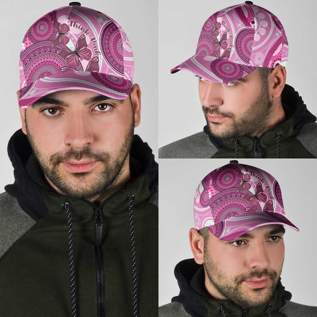 Australia Breast Cancer Classic Cap Indigenous Butterfly No One Fights Alone - Vibe Hoodie