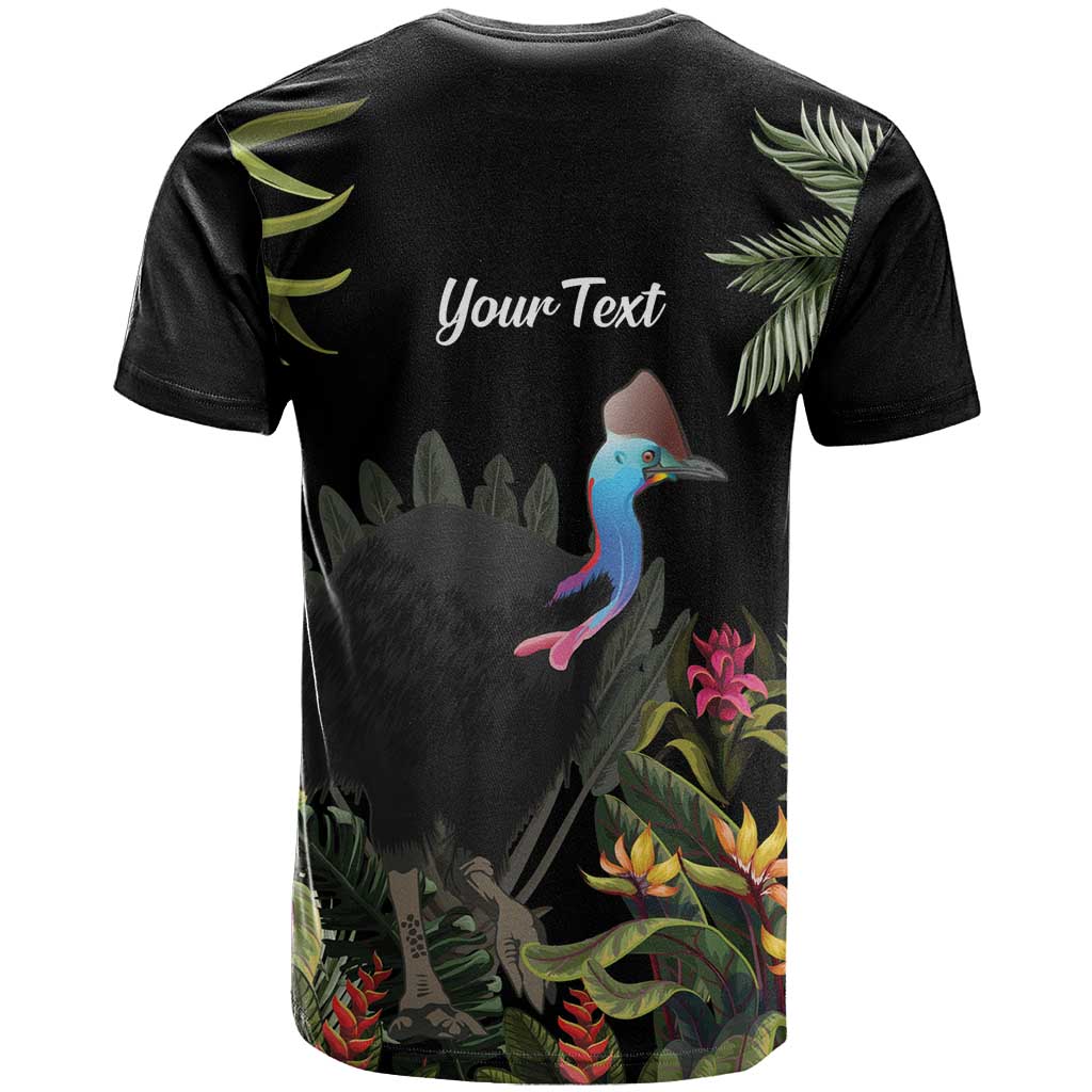 Personalised Australia Cassowary T Shirt Dinosaur Bird - Rainforest Vibes - Vibe Hoodie Shop