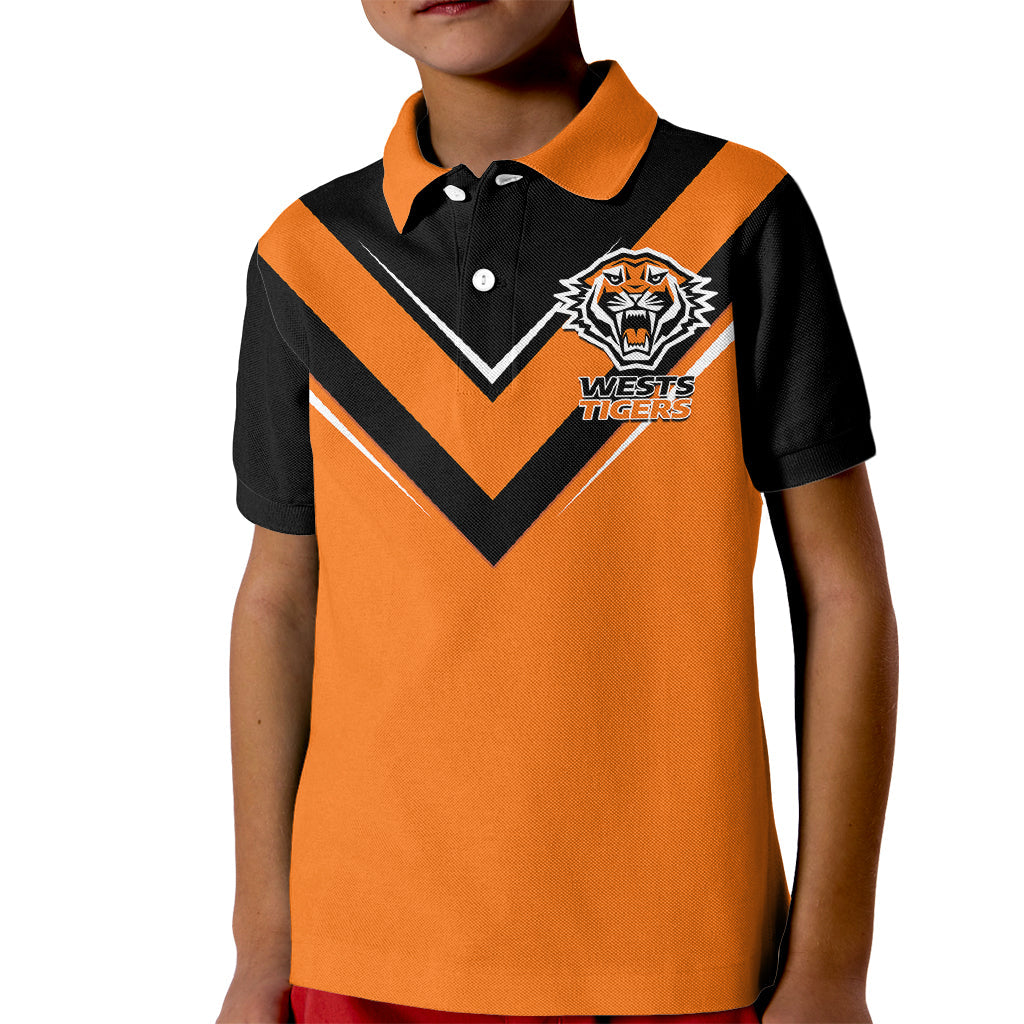 wests-tigers-rugby-kid-polo-shirt-orange-simple-style