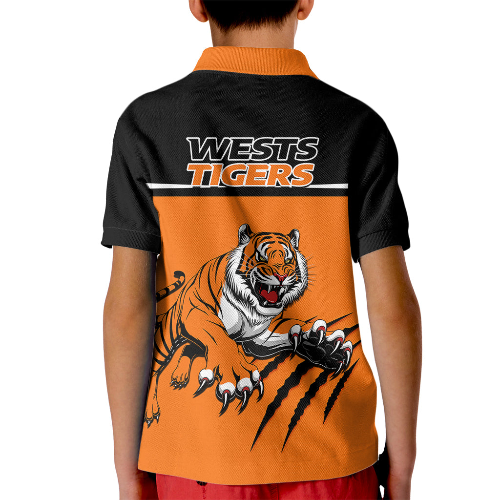 wests-tigers-rugby-kid-polo-shirt-orange-simple-style