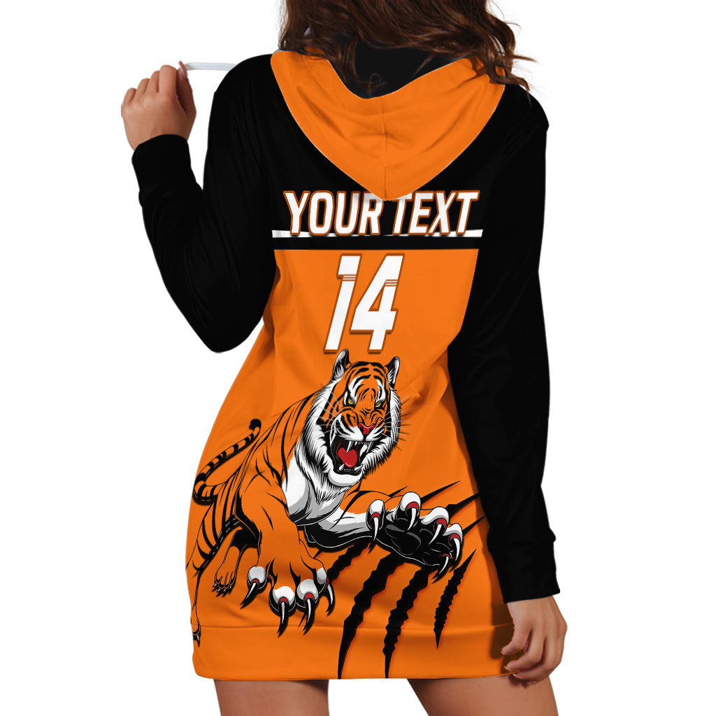 personalised-wests-tigers-rugby-hoodie-dress-orange-simple-style