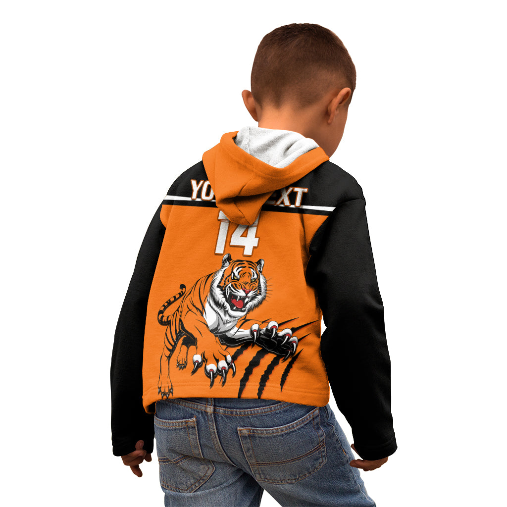 personalised-wests-tigers-rugby-kid-hoodie-orange-simple-style