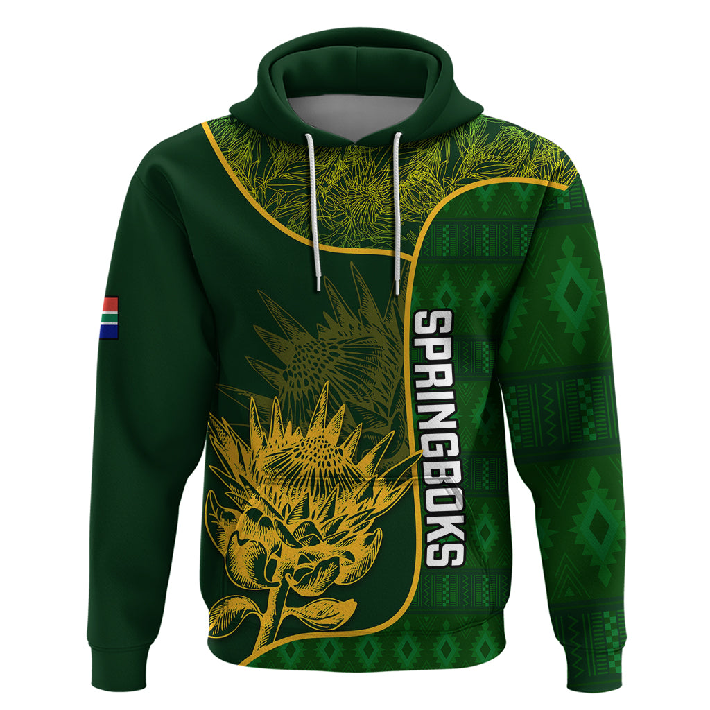 Custom South Africa Rugby Hoodie 2023 Go Champions Springboks With Protea - Vibe Hoodie Shop