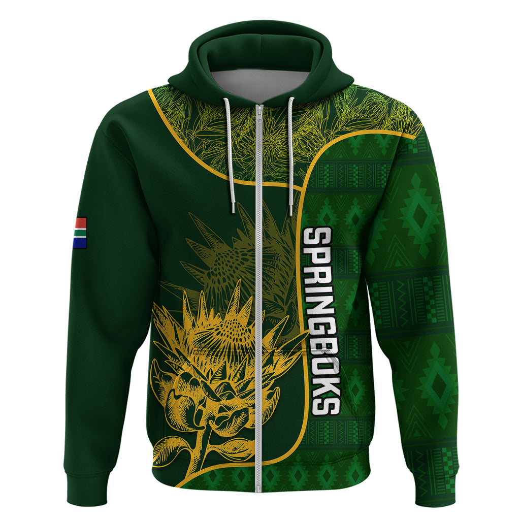 Custom South Africa Rugby Hoodie 2023 Go Champions Springboks With Protea - Vibe Hoodie Shop