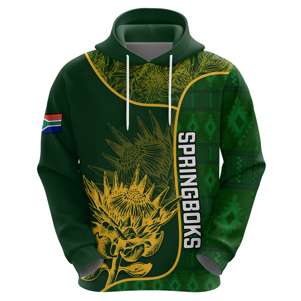 Custom South Africa Rugby Hoodie 2023 Go Champions Springboks With Protea - Vibe Hoodie Shop