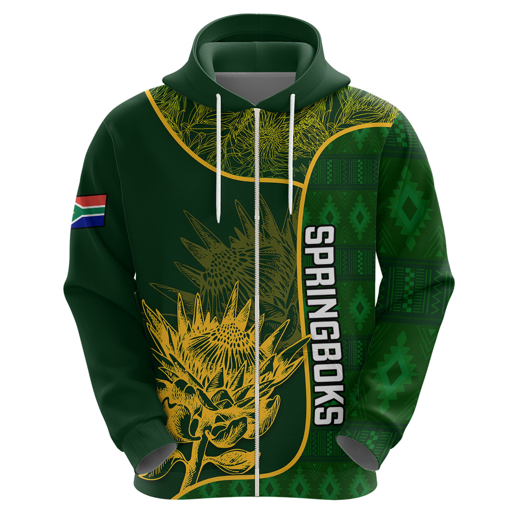 Custom South Africa Rugby Hoodie 2023 Go Champions Springboks With Protea - Vibe Hoodie Shop