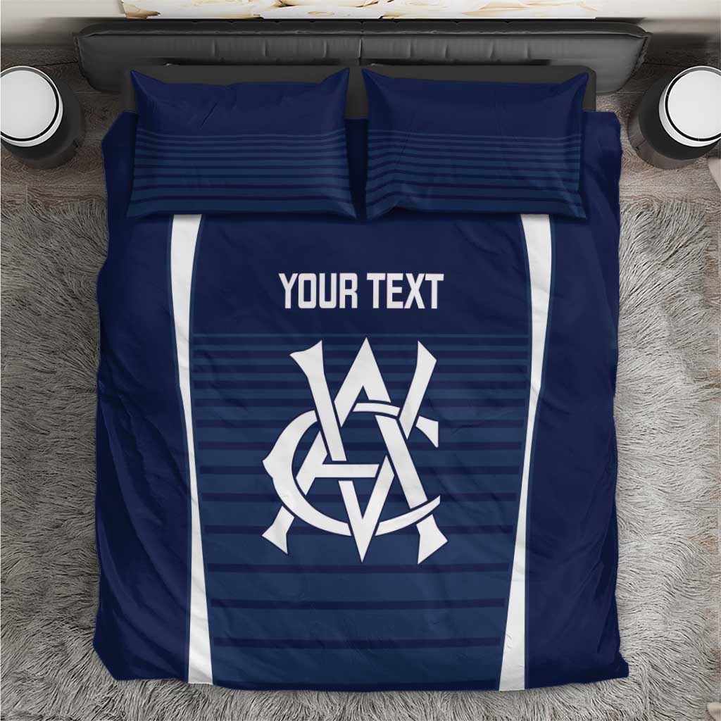 Custom Victoria Cricket Bedding Set Go Champions - Sporty Style - Vibe Hoodie Shop