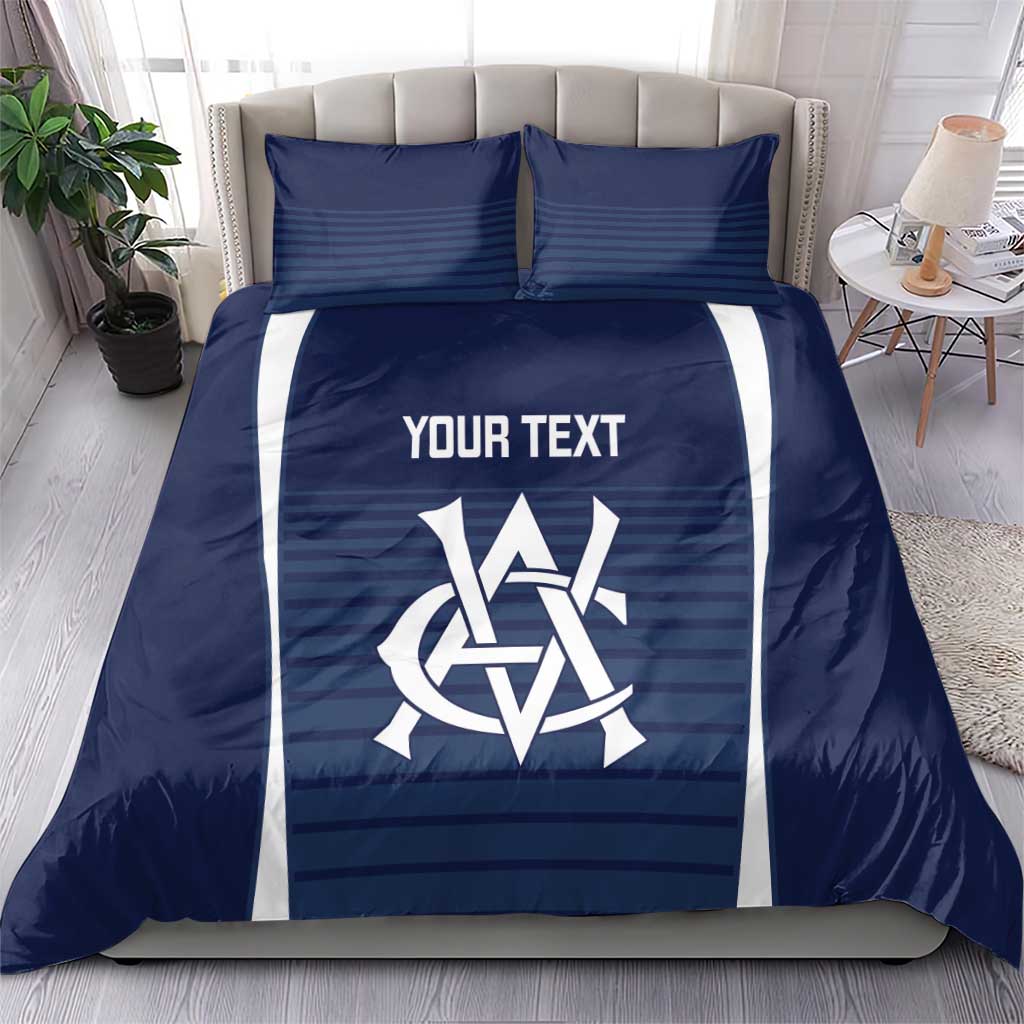 Custom Victoria Cricket Bedding Set Go Champions - Sporty Style - Vibe Hoodie Shop