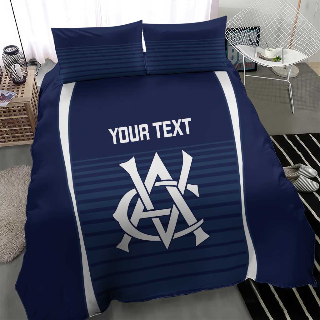 Custom Victoria Cricket Bedding Set Go Champions - Sporty Style - Vibe Hoodie Shop