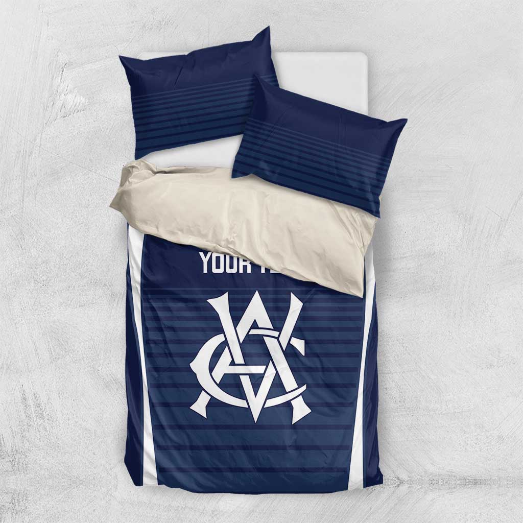 Custom Victoria Cricket Bedding Set Go Champions - Sporty Style - Vibe Hoodie Shop