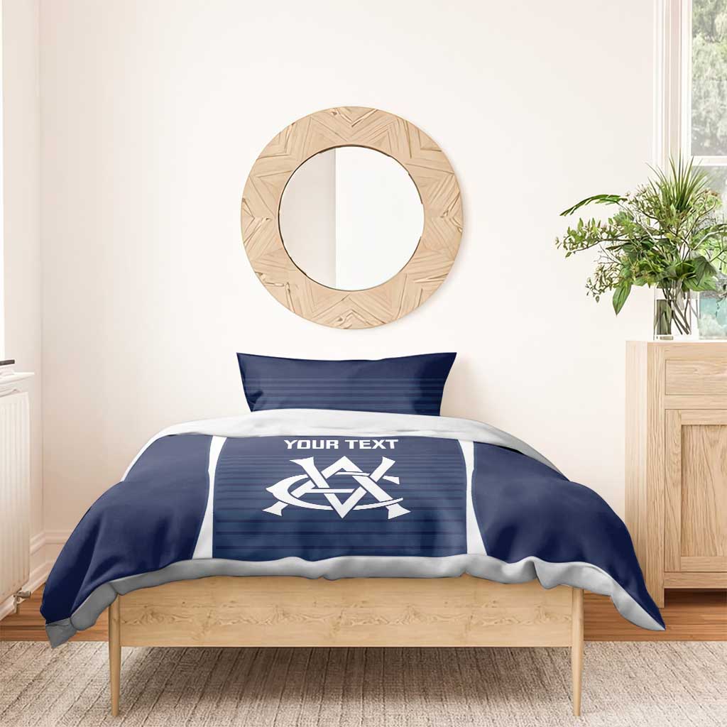 Custom Victoria Cricket Bedding Set Go Champions - Sporty Style - Vibe Hoodie Shop