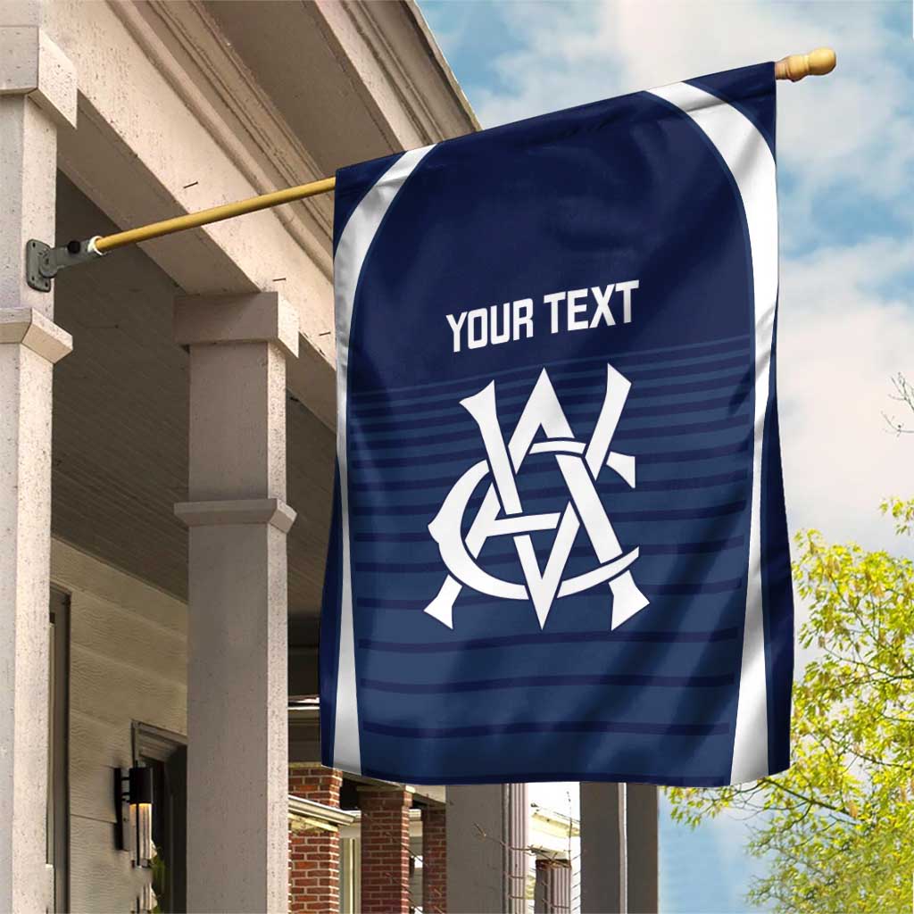 Custom Victoria Cricket Garden Flag Go Champions - Sporty Style - Vibe Hoodie Shop