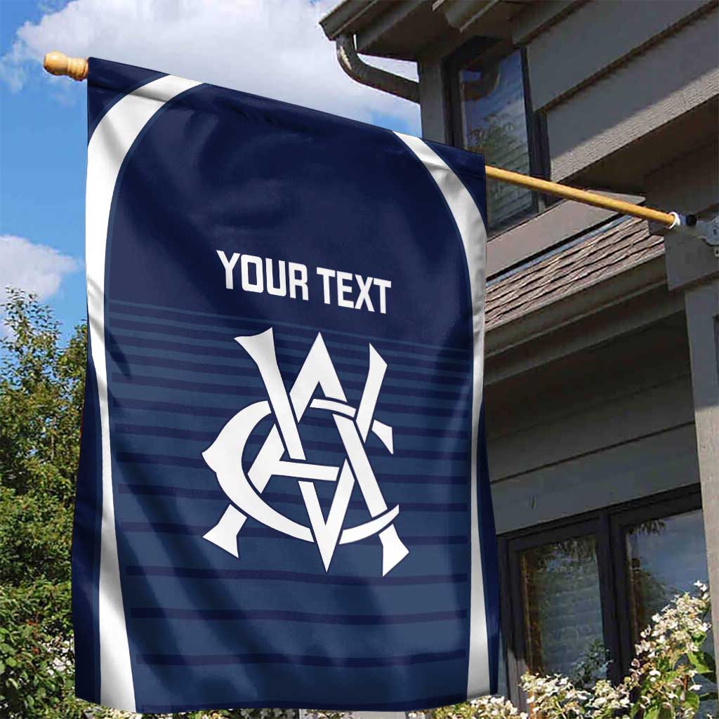 Custom Victoria Cricket Garden Flag Go Champions - Sporty Style - Vibe Hoodie Shop
