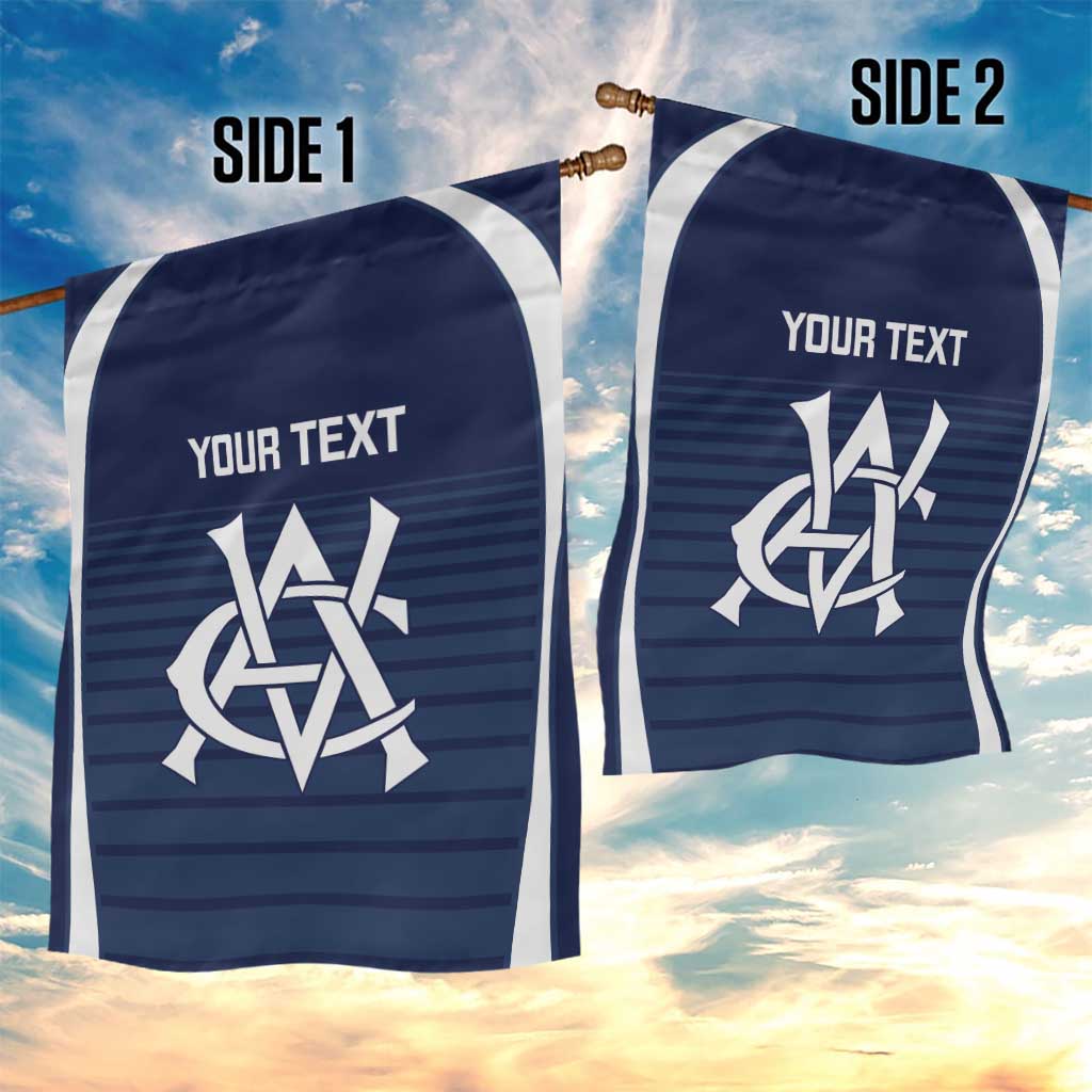 Custom Victoria Cricket Garden Flag Go Champions - Sporty Style - Vibe Hoodie Shop