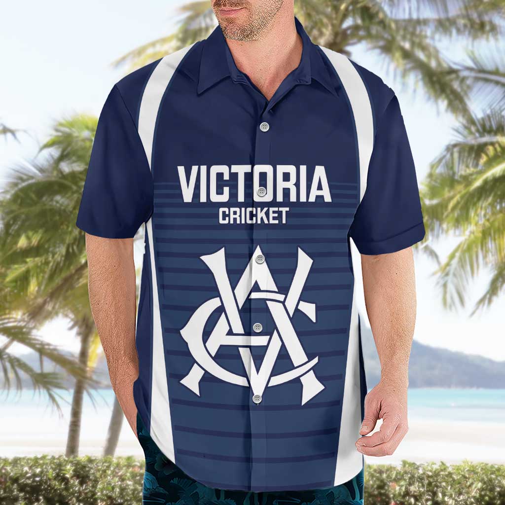 Custom Victoria Cricket Hawaiian Shirt Go Champions - Sporty Style - Vibe Hoodie Shop