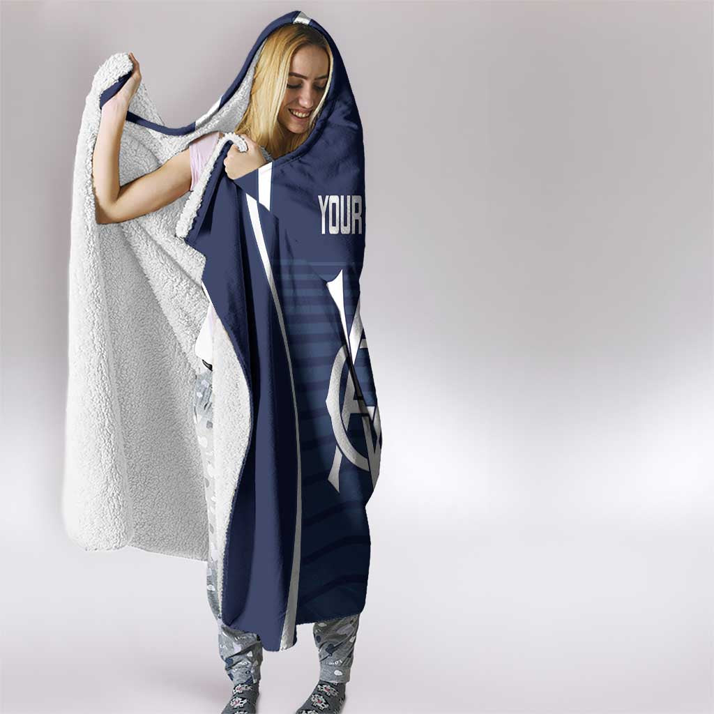 Custom Victoria Cricket Hooded Blanket Go Champions - Sporty Style