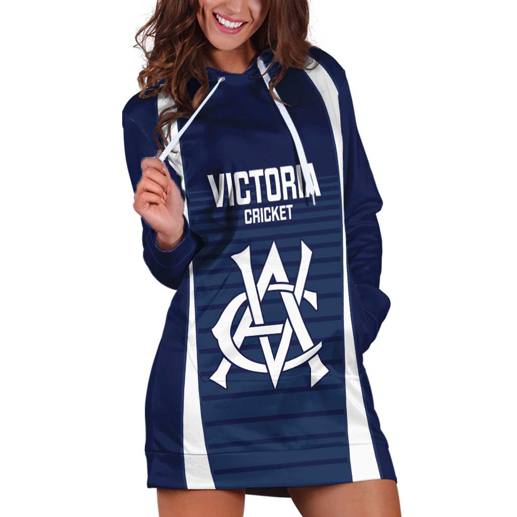Custom Victoria Cricket Hoodie Dress Go Champions - Sporty Style - Vibe Hoodie Shop
