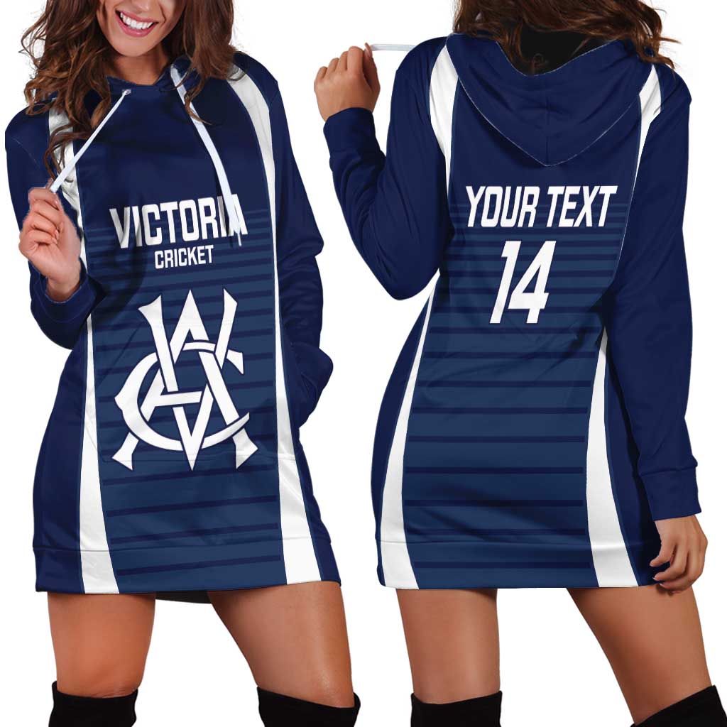 Custom Victoria Cricket Hoodie Dress Go Champions - Sporty Style - Vibe Hoodie Shop
