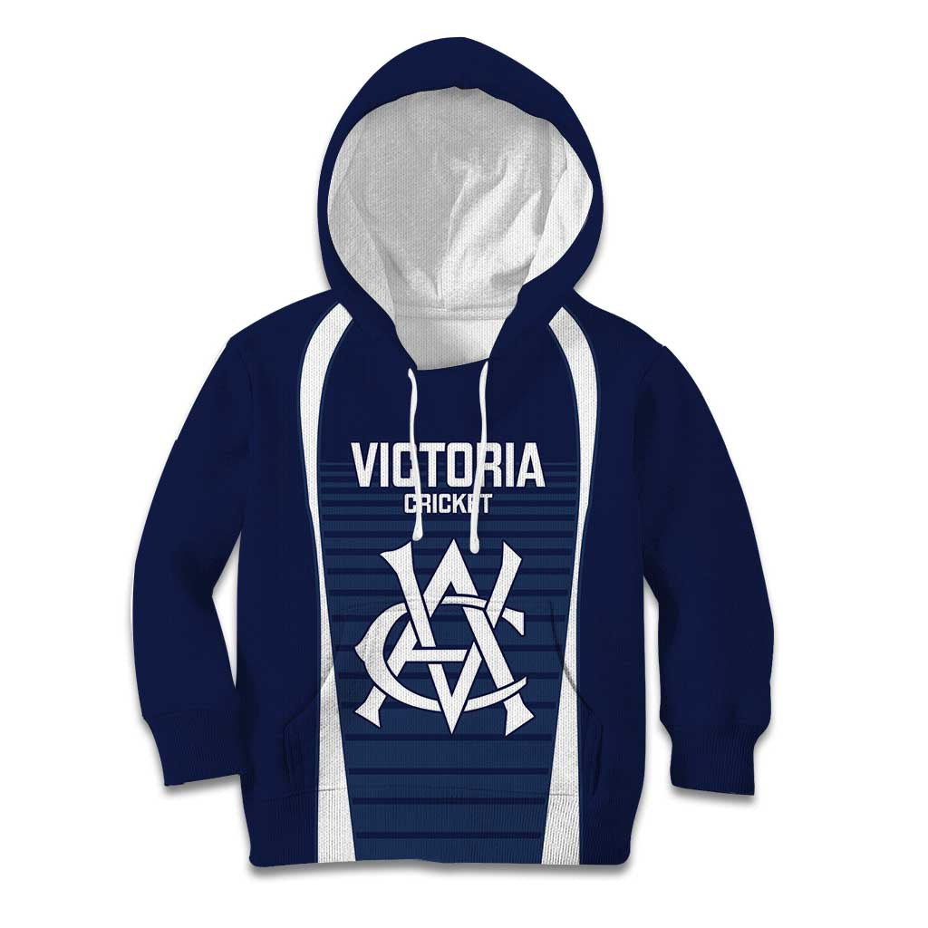 Custom Victoria Cricket Kid Hoodie Go Champions - Sporty Style - Vibe Hoodie Shop