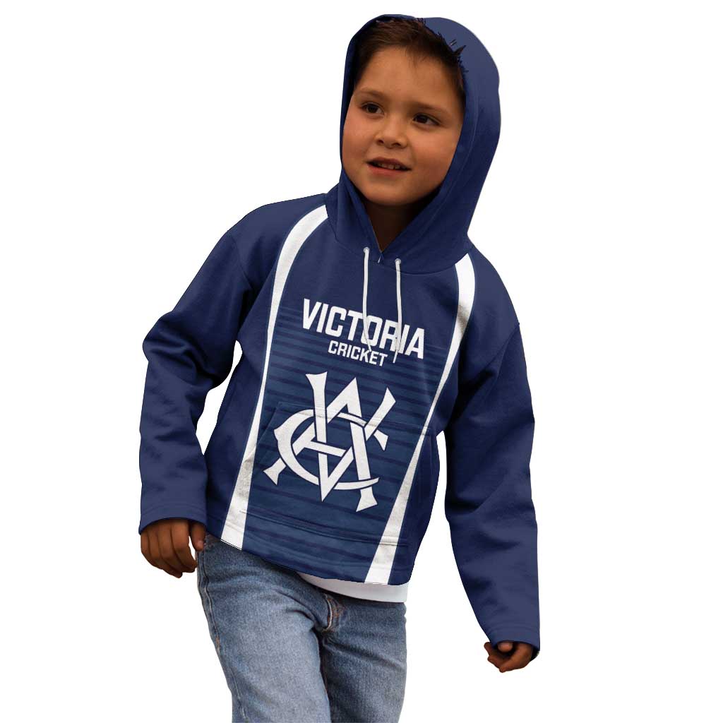 Custom Victoria Cricket Kid Hoodie Go Champions - Sporty Style - Vibe Hoodie Shop