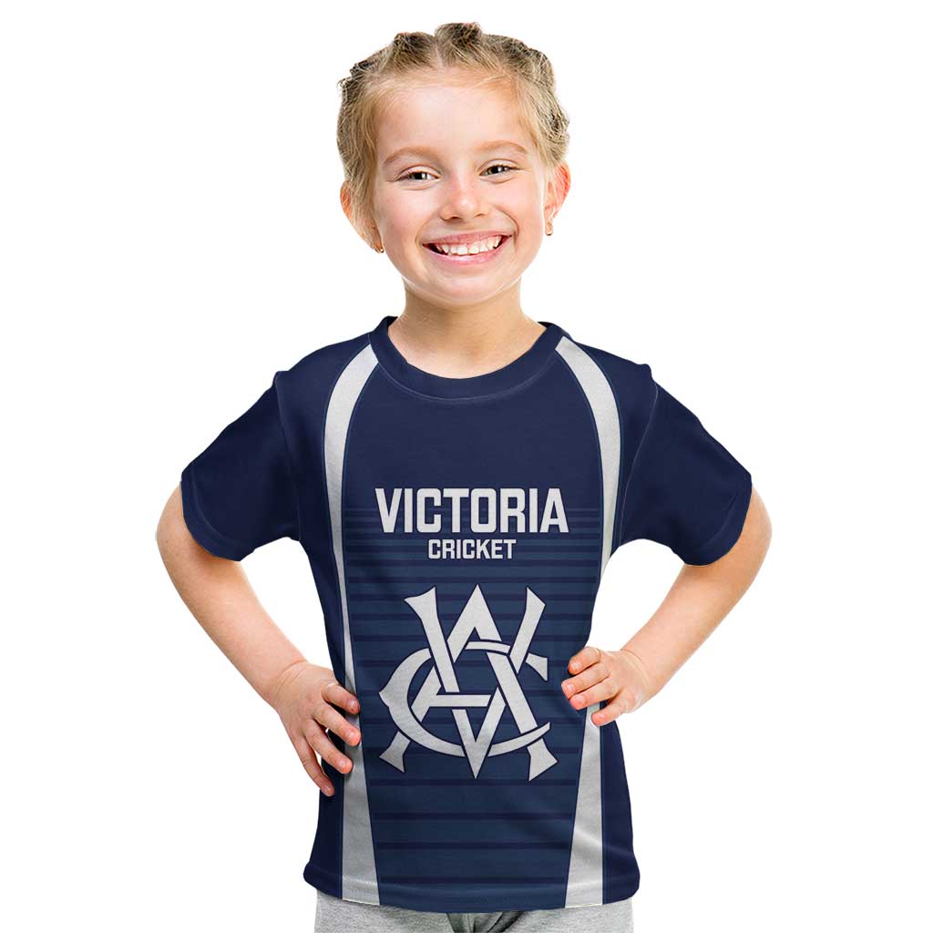 Custom Victoria Cricket Kid T Shirt Go Champions - Sporty Style - Vibe Hoodie Shop