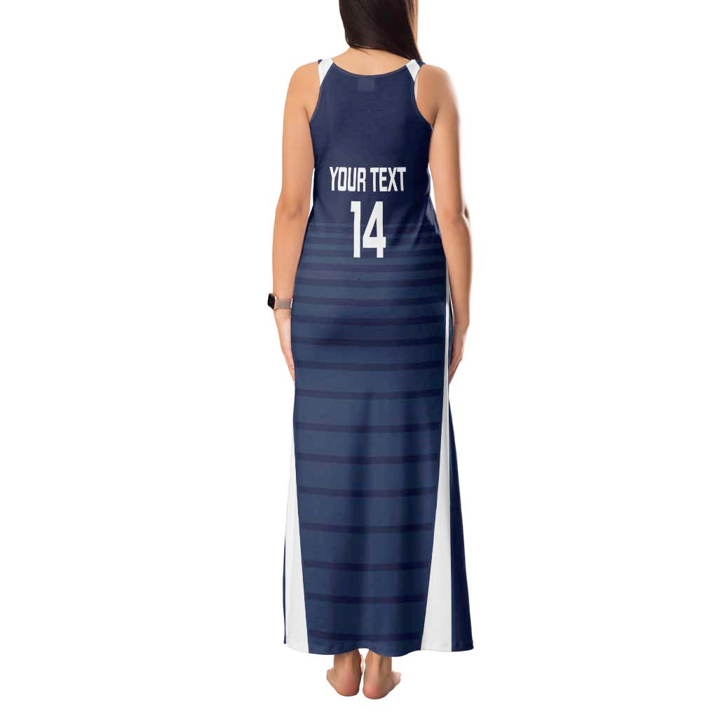 Custom Victoria Cricket Tank Maxi Dress Go Champions - Sporty Style