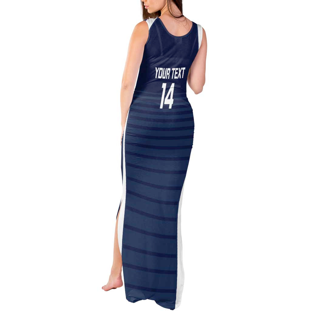 Custom Victoria Cricket Tank Maxi Dress Go Champions - Sporty Style