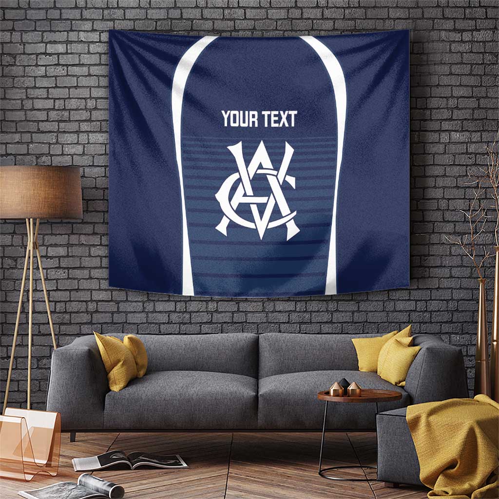 Custom Victoria Cricket Tapestry Go Champions - Sporty Style - Vibe Hoodie Shop