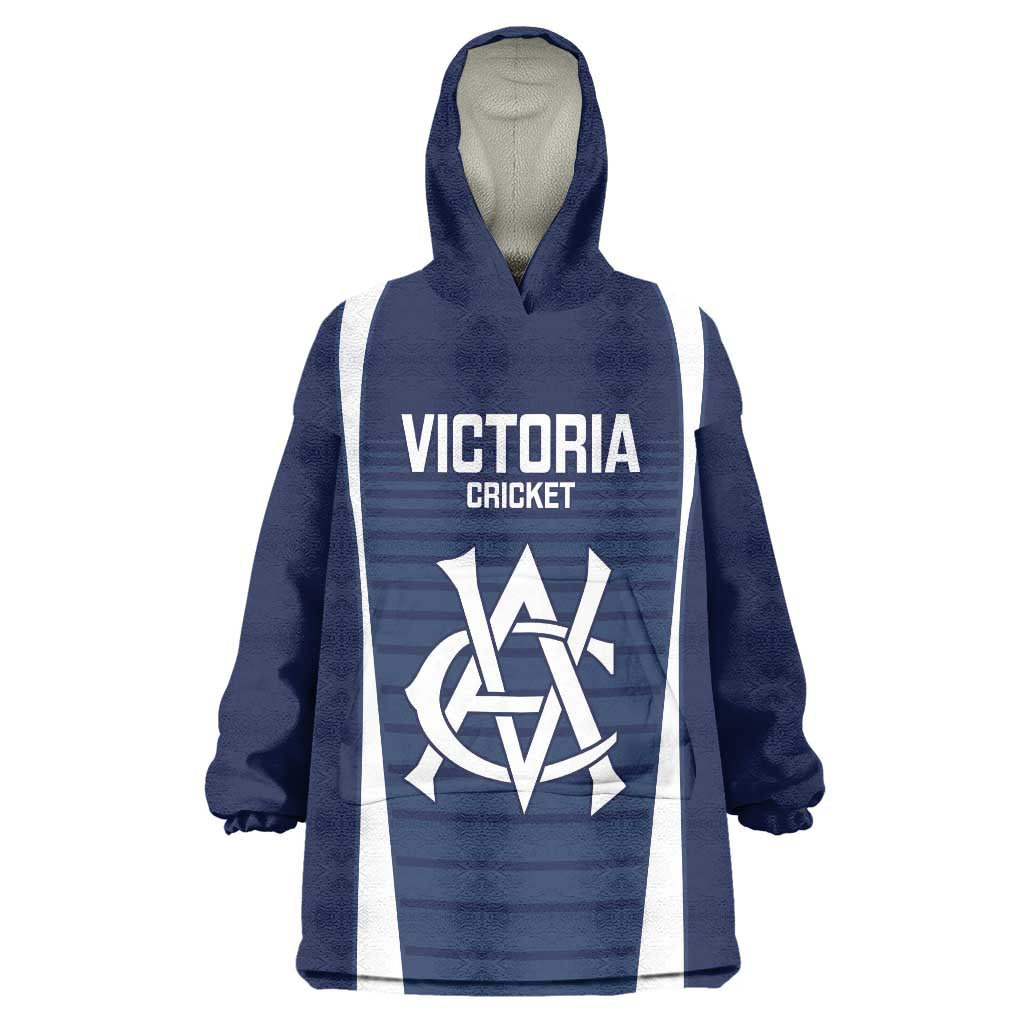 Custom Victoria Cricket Wearable Blanket Hoodie Go Champions - Sporty Style - Vibe Hoodie Shop