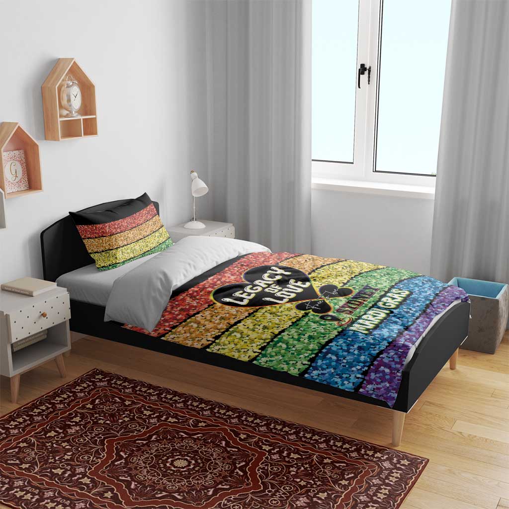 Free To Be Sydney Mardi Gras Bedding Set Legacy Of Love - Vibe Hoodie Shop