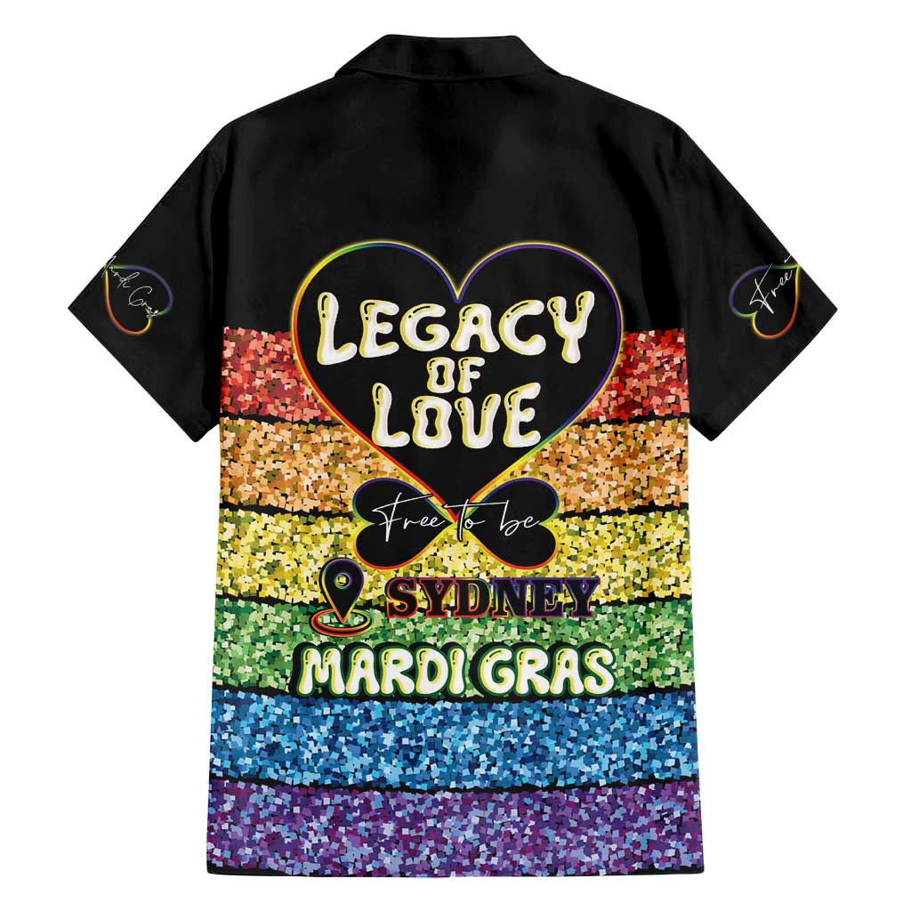 Free To Be Sydney Mardi Gras Family Matching Long Sleeve Bodycon Dress and Hawaiian Shirt Legacy Of Love