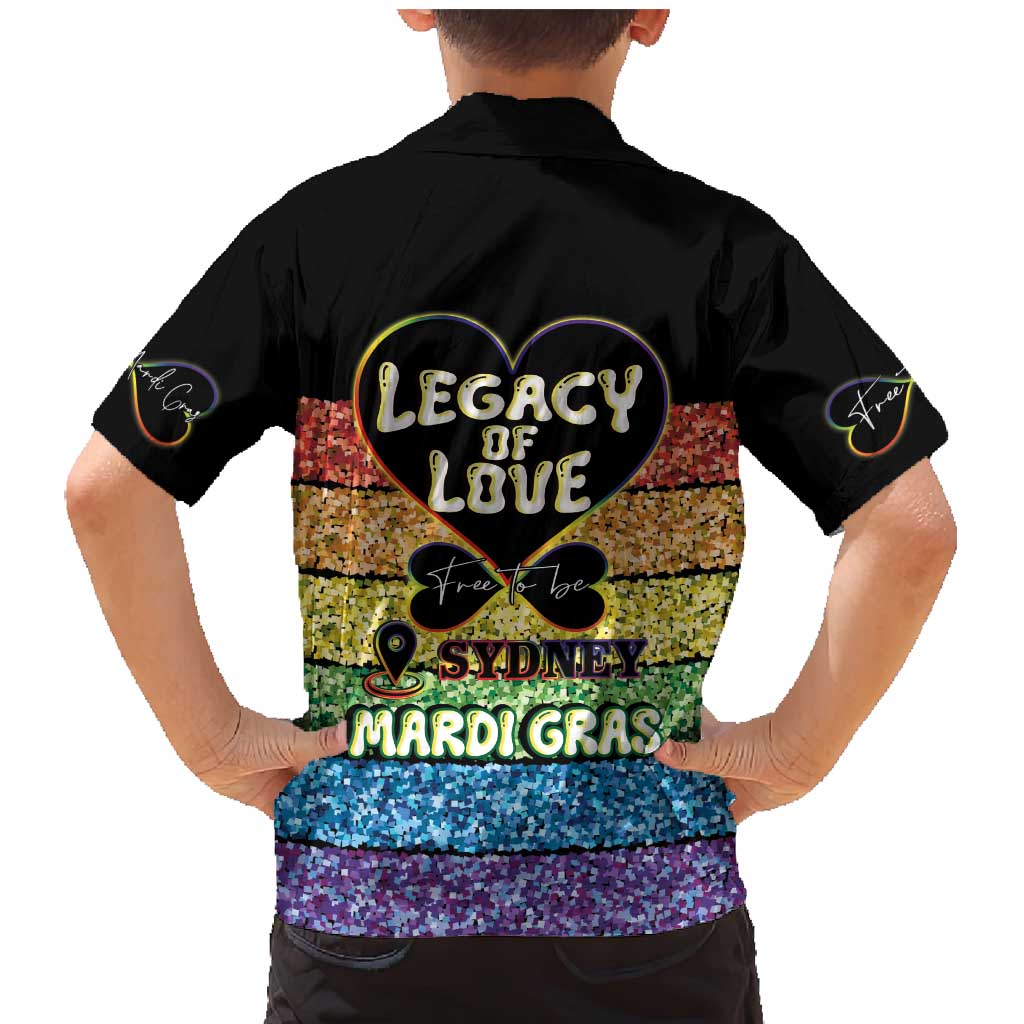 Free To Be Sydney Mardi Gras Family Matching Mermaid Dress and Hawaiian Shirt Legacy Of Love