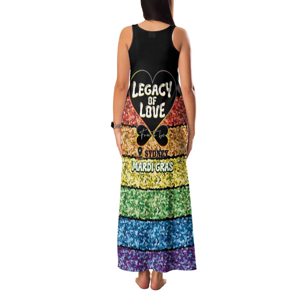 Free To Be Sydney Mardi Gras Family Matching Tank Maxi Dress and Hawaiian Shirt Legacy Of Love