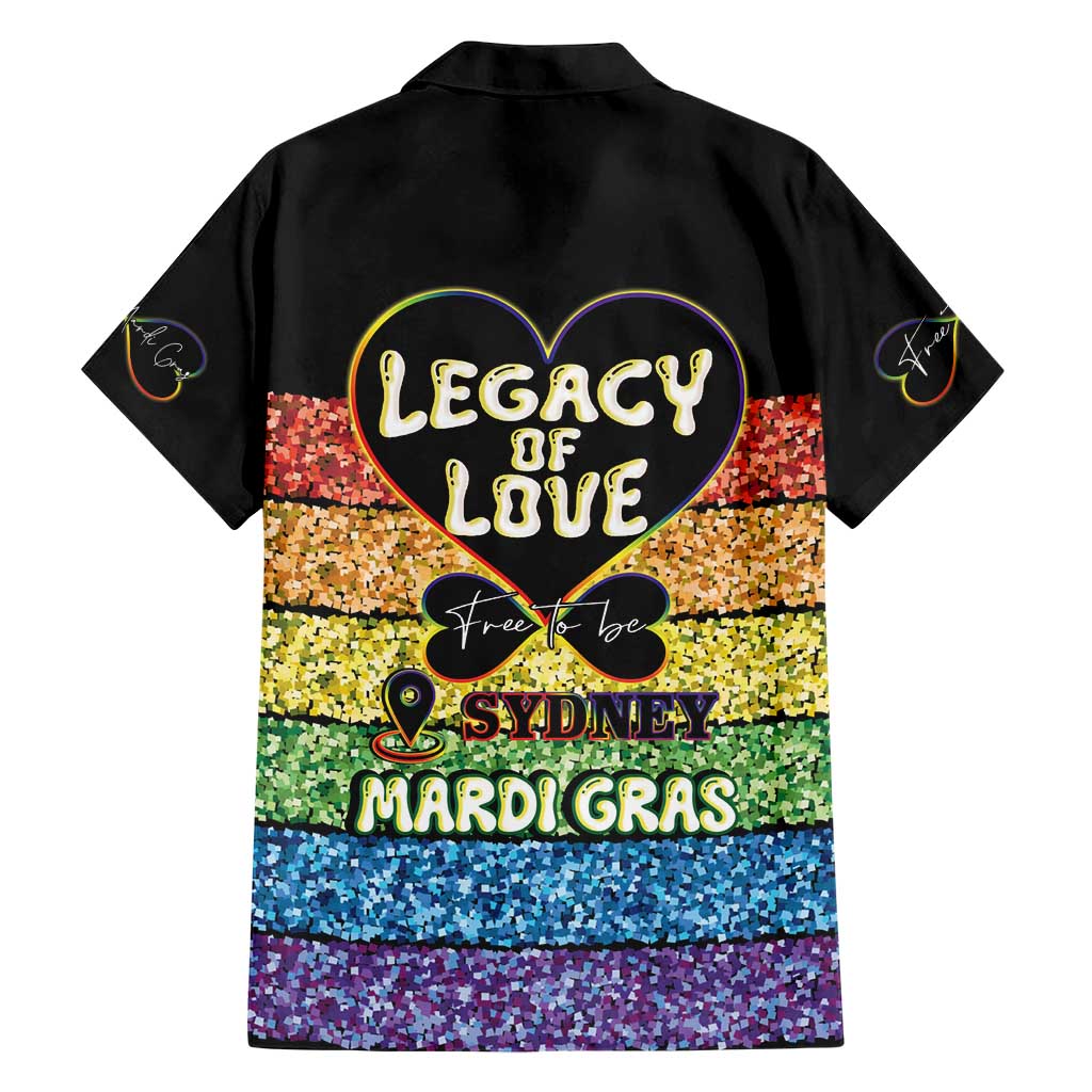 Free To Be Sydney Mardi Gras Hawaiian Shirt Legacy Of Love - Vibe Hoodie Shop