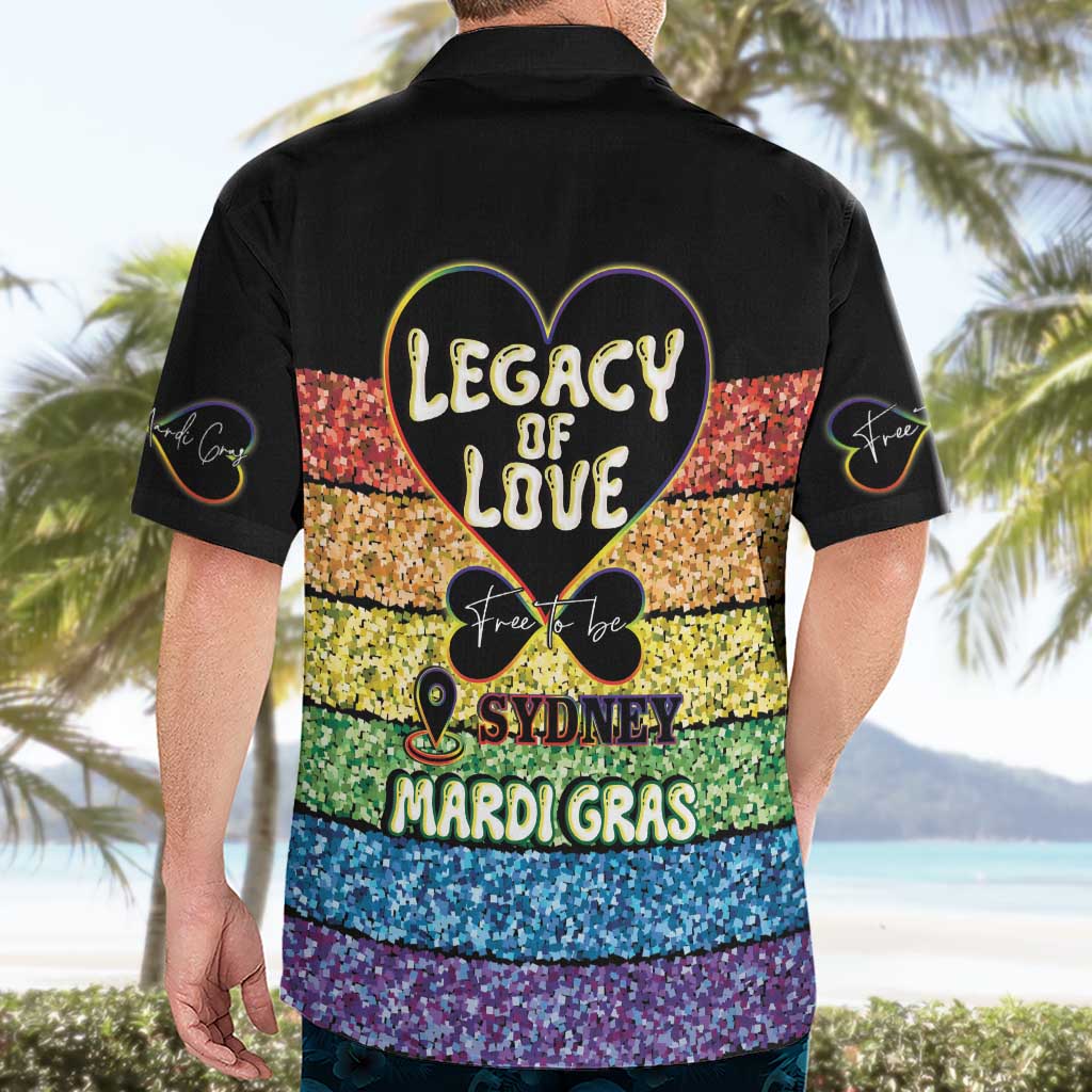 Free To Be Sydney Mardi Gras Hawaiian Shirt Legacy Of Love - Vibe Hoodie Shop