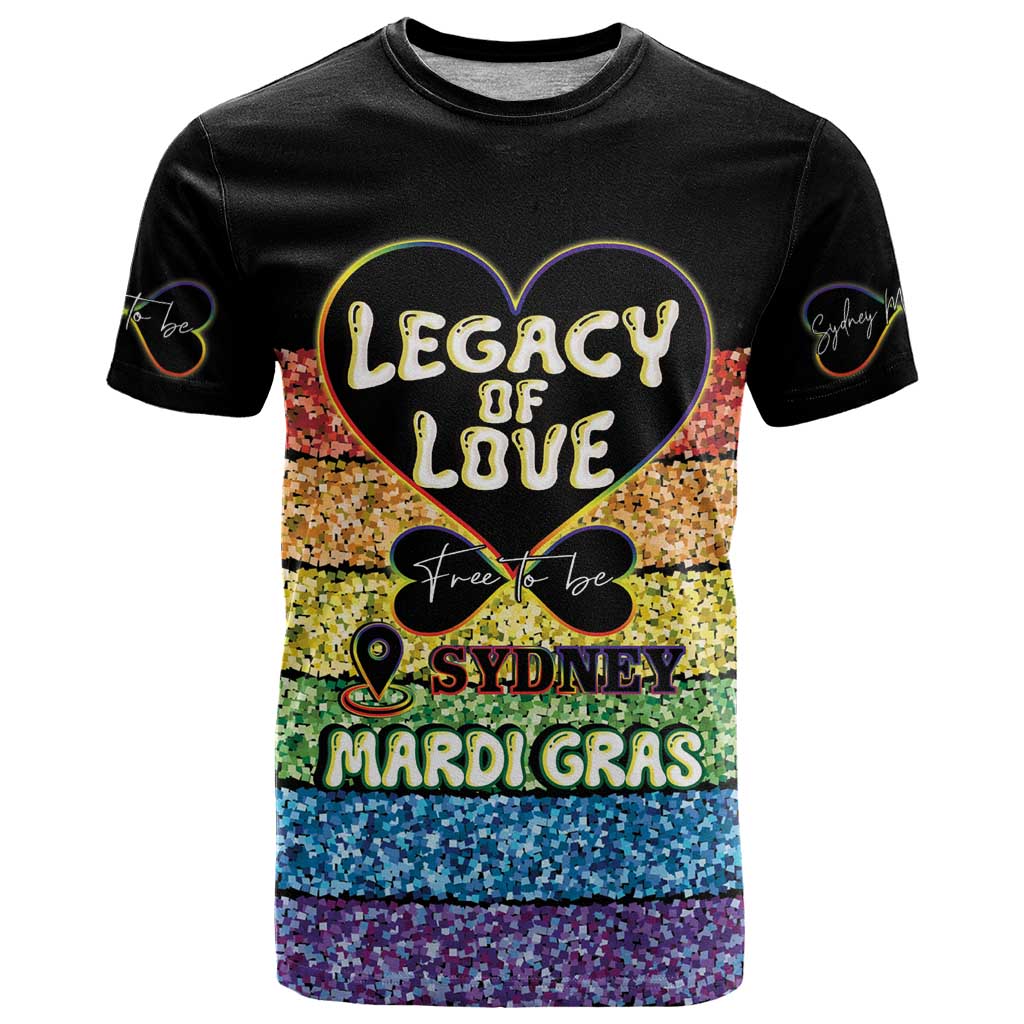 Free To Be Sydney Mardi Gras T Shirt Legacy Of Love - Vibe Hoodie Shop