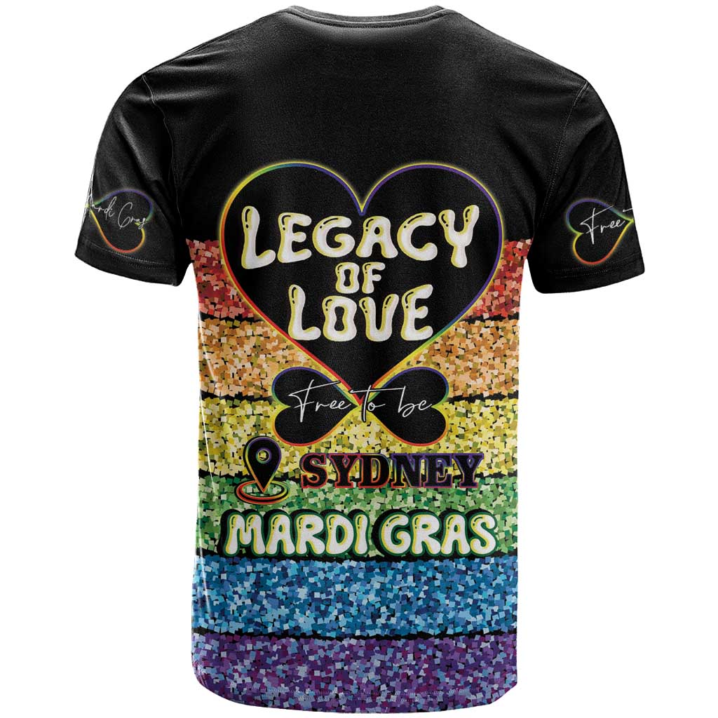 Free To Be Sydney Mardi Gras T Shirt Legacy Of Love - Vibe Hoodie Shop