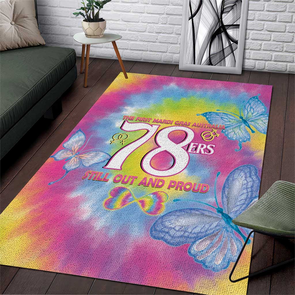 First Sydney Madri Gras Australia Area Rug 78ers Still Out And Proud - Vibe Hoodie Shop