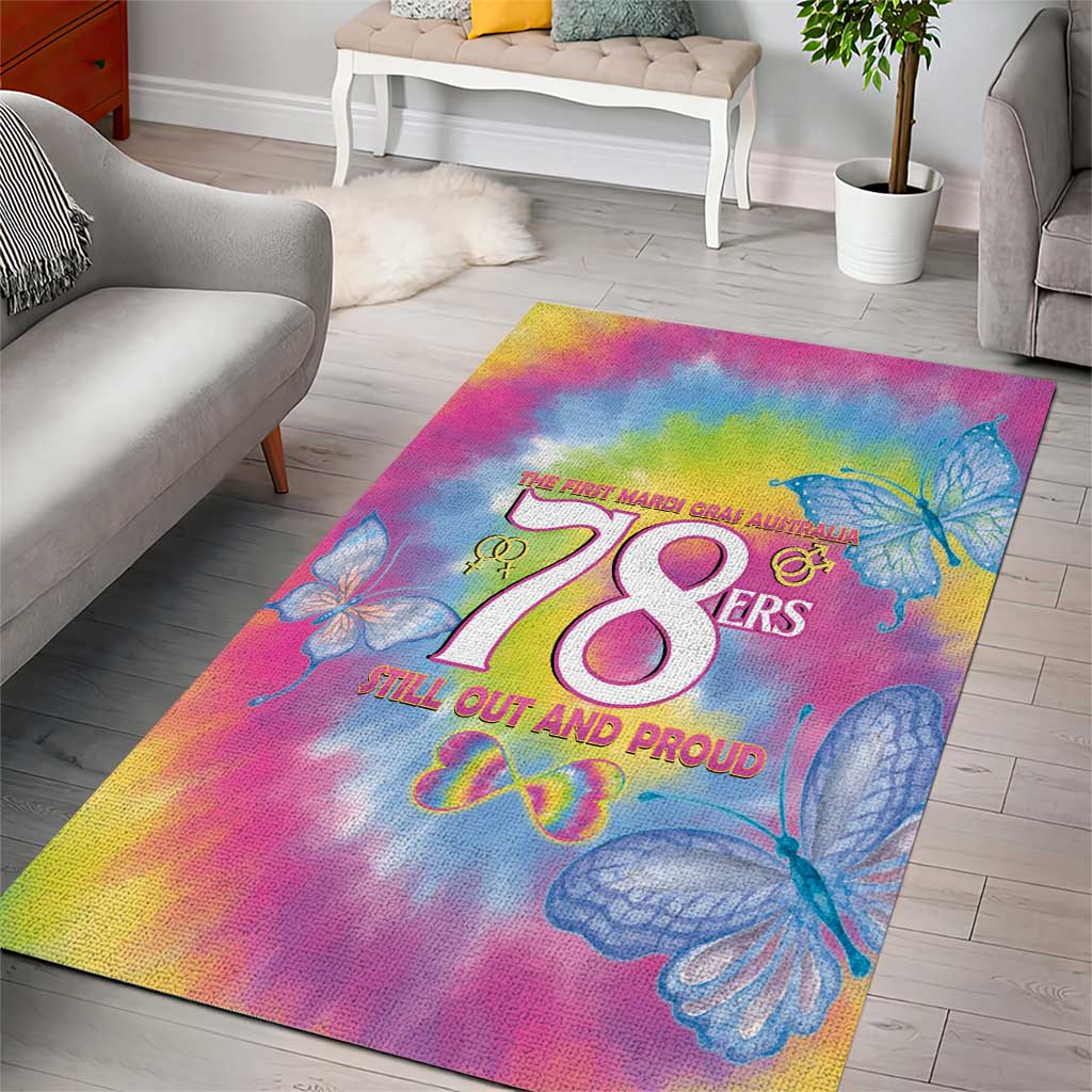 First Sydney Madri Gras Australia Area Rug 78ers Still Out And Proud - Vibe Hoodie Shop